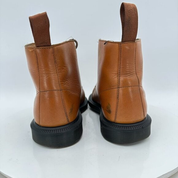 Dr Martens Emmeline Women Size 5 Brown Oak Leather Oil Resistant Ankle Boot - Picture 5 of 11